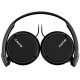 Наушники с микрофоном Sony MDR-ZX110AP черный