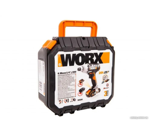 Винтоверт Worx WX291 с 1-им АКБ, кейс