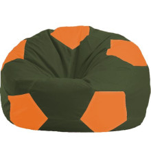 Кресло-мешок Flagman Мяч Стандарт М1.1-56 темно-оливковый/оранжевый
