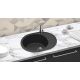 Кухонная мойка Berge BR-6201 черный матовый