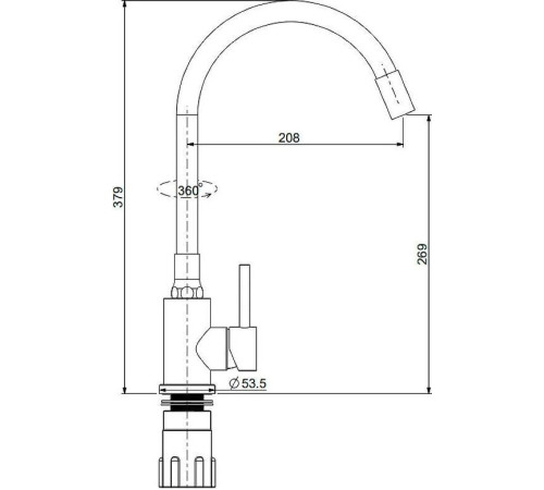 Смеситель Splenka S201.4408.03