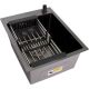 Кухонная мойка Wisent WS-34050BD/GER013 с сифоном, дозатором и коландером