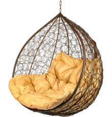 Подвесное кресло BiGarden Gemini BS коричневый/бежевый