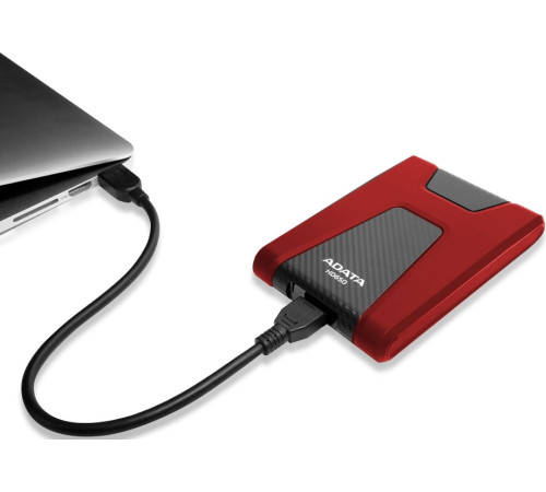 Внешний накопитель ADATA DashDrive Durable HD650 AHD650-1TU31-CRD 1TB красный
