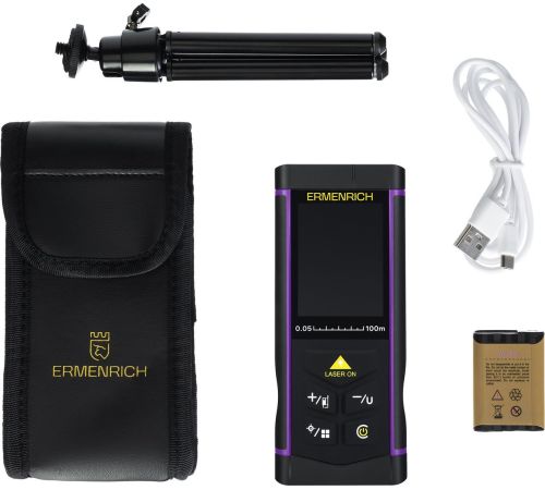Лазерный дальномер Ermenrich PRO LR100 84652