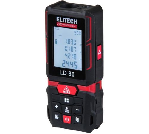 Лазерный дальномер ELITECH LD 80