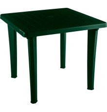 Стол Элластик-Пласт Квадратный 85x85x74 темно-зеленый