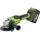 Угловая шлифмашина Greenworks GD24AG 3200207CUH с 1-м АКБ