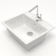 Кухонная мойка MARRBAXX Карельский камень модель 9/G31 F009G031 белый