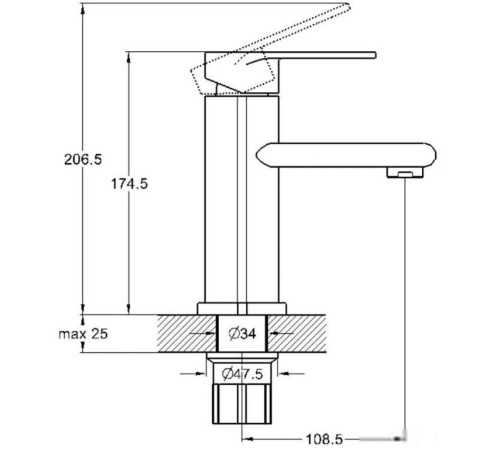 Смеситель Econoce EC0390