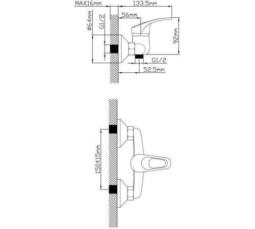 Смеситель AV Engineering AVURS5-A120-220