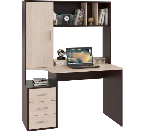 Стол Сокол КСТ-16 венге/беленый дуб