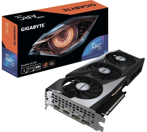 Видеокарта Gigabyte Intel Arc A380 Gaming OC GV-IA380GAMING OC-6GD