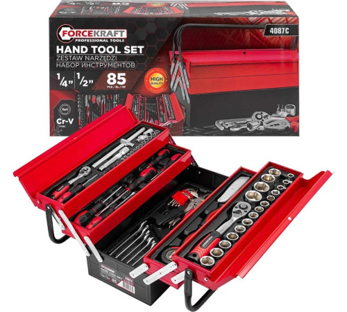 Универсальный набор инструментов ForceKraft FK-4087C 61965