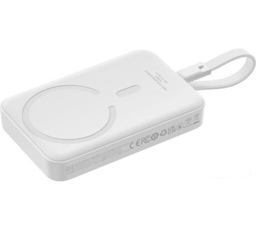 Внешний аккумулятор Baseus Magnetic Fast Charge Power Bank Type-C Edition 30W 10000mAh белый