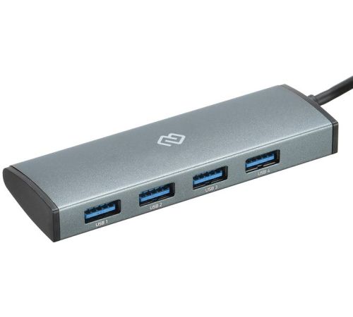 USB-хаб Digma HUB-4U3.0-UC-G
