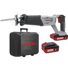 Сабельная пила Crown CT25007HX-4 BMC с 2-мя АКБ, кейс