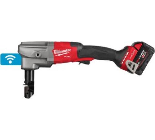 Высечные электрические ножницы Milwaukee M18 FNB35-502X 4933498983 с 2-мя АКБ, кейс