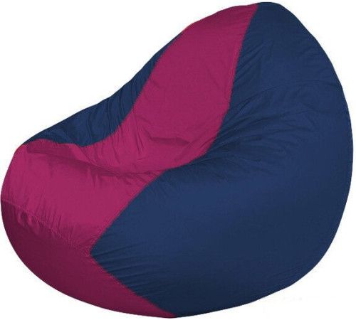 Кресло-мешок Flagman Classic К2.1-120 синий темный/фуксия