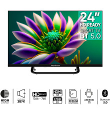 Телевизор Topdevice Frameless Neo TDTV24CS04H_BK