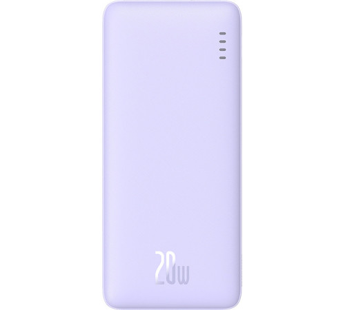Внешний аккумулятор Baseus Airpow Fast Charge Power Bank 20W 10000mAh сиреневый