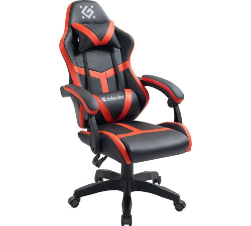 Игровое геймерское кресло Defender Synergy черный/красный