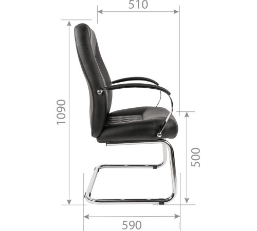 Кресло CHAIRMAN 950V черный