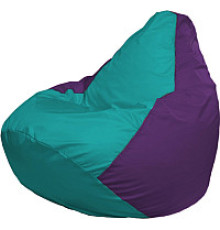 Кресло-мешок Flagman Груша Мега XXXL Г3.1-285 бирюзовый/фиолетовый