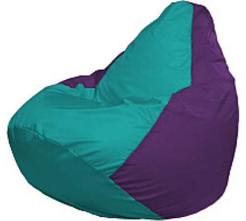 Кресло-мешок Flagman Груша Мега XXXL Г3.1-285 бирюзовый/фиолетовый
