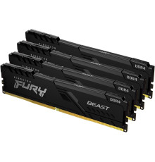 Оперативная память Kingston FURY Beast 4x32GB DDR4 PC4-25600 KF432C16BBK4/128