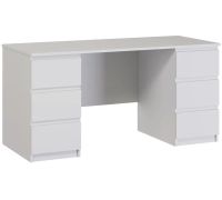 Стол Mio Tesoro Кастор 6 ящиков 151x65 2.03.06.040.1 белый