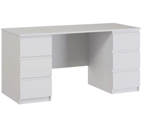 Стол Mio Tesoro Кастор 6 ящиков 151x65 2.03.06.040.1 белый