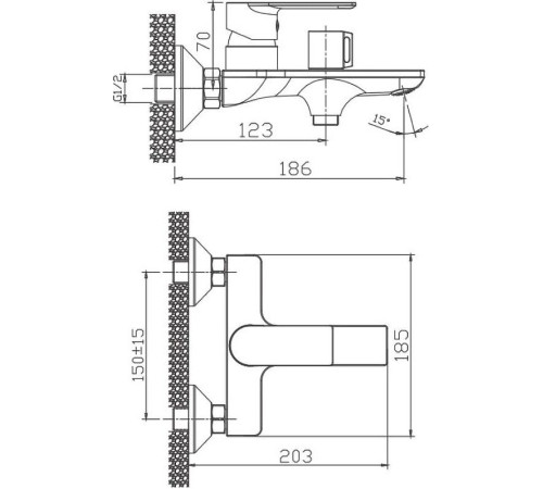 Смеситель Haiba HB60505-3