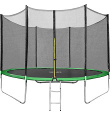 Батут Happy Jump 10ft Pro 312 см с внешней сеткой и лестницей