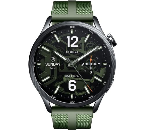 Умные часы Xiaomi Watch S5 46 мм зеленый джунгли, международная версия