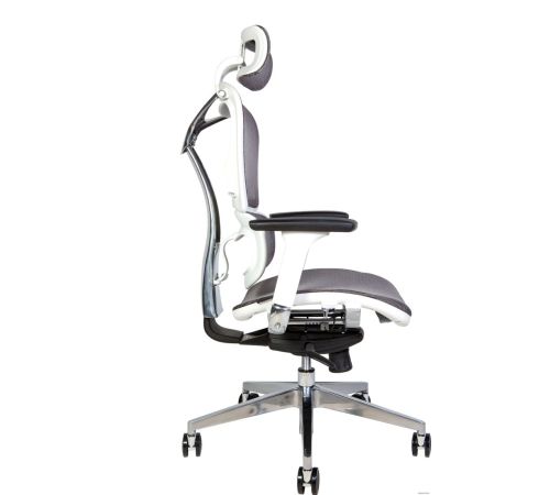 Офисное кресло Norden Hero White YS-0810H-TE+EW белый/серый