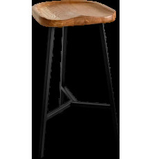 Табурет Stal-Massiv PopART-65 дуб натуральный/черный