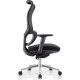 Офисное кресло SitUp Sakura Black Chrome сетка Black/ Black