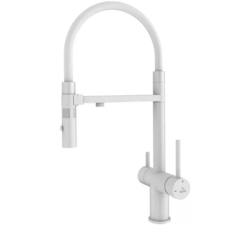 Смеситель Rose R958C белый