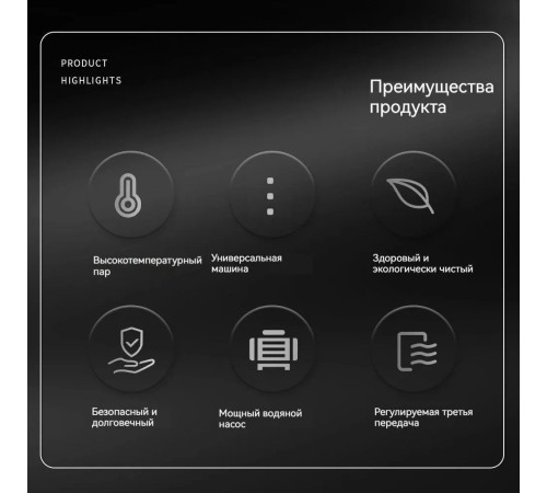 Пароочиститель Kunf TC-SC-003 W белый