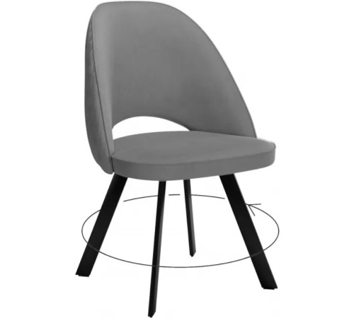 Стул M-City Duna 670M05311 B22 серый/черный