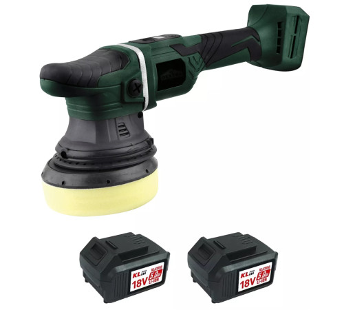 Полировальная машина KLPRO KLPS18B-50 с 2-мя АКБ, сумка