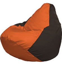 Кресло-мешок Flagman Груша Мега XXXL Г3.1-218 оранжевый/коричневый