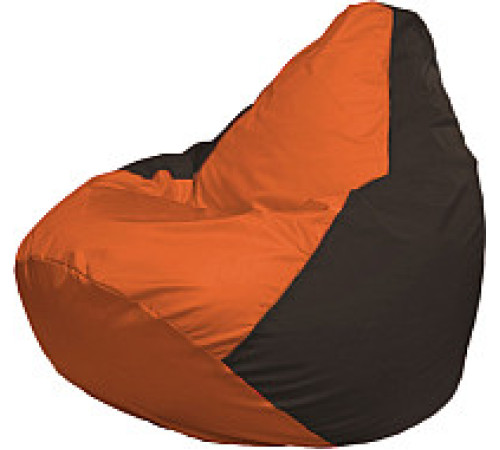 Кресло-мешок Flagman Груша Мега XXXL Г3.1-218 оранжевый/коричневый