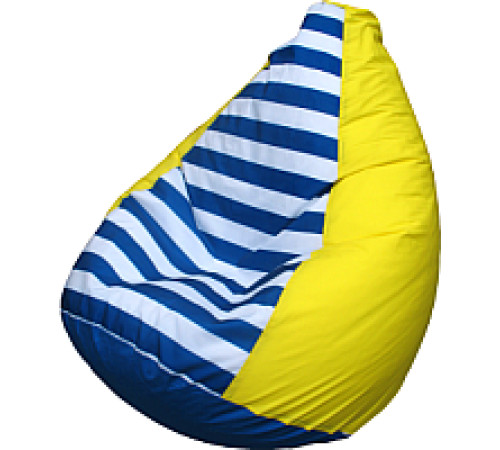 Кресло-мешок Flagman Груша Мини L Г0.1-0717 желтый/полосатый