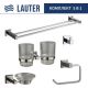 Набор аксессуаров для ванной Lauter 21SH6081 + 21SH6051 + 21SH6091 + 21SH6071 + 21SH6021 Chrome, 5 предметов