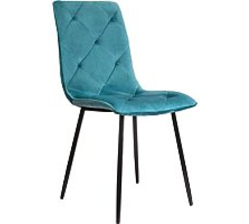 Стул AksHome Mira морской велюр HLR60/черный