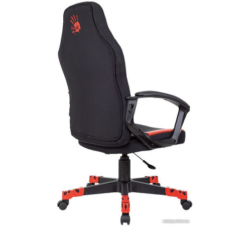 Игровое геймерское кресло A4Tech Bloody GC-190 черный/красный