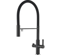 Смеситель ZorG Soifos Premium Brass черный