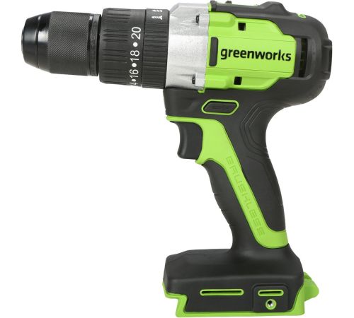 Ударная дрель-шуруповерт Greenworks GD24DD60 3704107CUB с 1-им АКБ